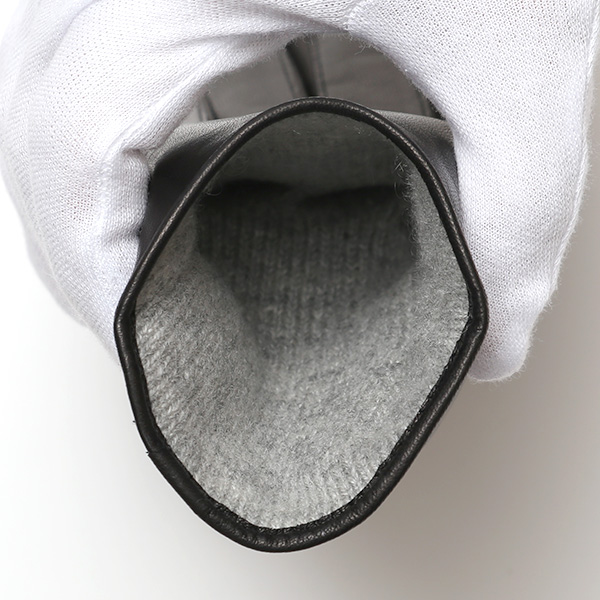 手袋 レディース 本革 カシミヤ裏地 スマホ対応 ショート丈 防寒 革手袋 日本製 ブランド ブラック 黒 黒色 30代 40代 50代 女性 タッチパネル 操作可能 通勤 ビジネス プレゼント 化粧箱付き おしゃれ 高級 KURODA(クロダ)