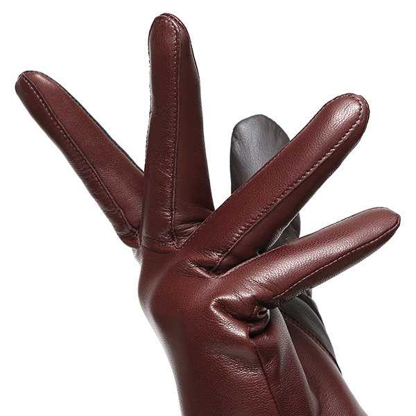  手袋 レディース 本革 カシミヤ裏地 スマホ対応 ショート丈 防寒 革手袋 日本製 ブランド ブラウン 茶 茶色 30代 40代 50代 女性 タッチパネル 操作可能 通勤 ビジネス プレゼント 化粧箱付き おしゃれ 高級 KURODA(クロダ)