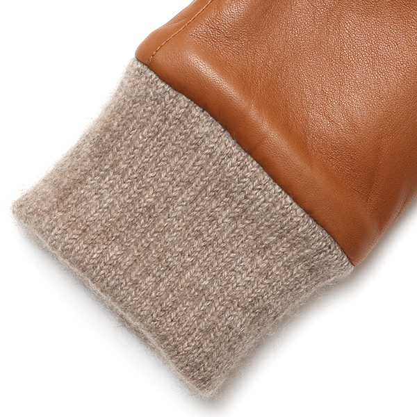 手袋 レディース 本革 カシミヤ裏地 フィンガーレス 防寒 革手袋 日本製 ブランド キャメル ブラウン 茶 茶色 スマホ タッチパネル 操作可能 女性 通勤 ビジネス プレゼント 化粧箱付き おしゃれ 高級 KURODA(クロダ)