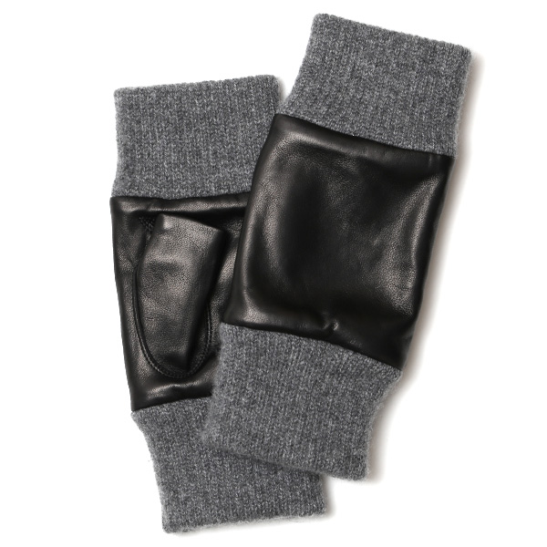  手袋 メンズ 本革 カシミヤ裏地 フィンガーレス 防寒 革手袋 日本製 ブランド ブラック 黒 黒色 スマホ タッチパネル 操作可能 男性 通勤 ビジネス プレゼント 化粧箱付き おしゃれ 高級 KURODA(クロダ)