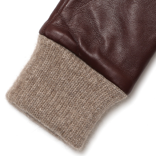  手袋 メンズ 本革 カシミヤ裏地 フィンガーレス 防寒 革手袋 日本製 ブランド ブラウン 茶 茶色 スマホ タッチパネル 操作可能 男性 通勤 ビジネス プレゼント 化粧箱付き おしゃれ 高級 KURODA(クロダ)