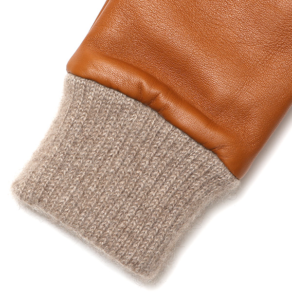  手袋 メンズ 本革 カシミヤ裏地 フィンガーレス 防寒 革手袋 日本製 ブランド キャメル ブラウン 茶 茶色 スマホ タッチパネル 操作可能 男性 通勤 ビジネス プレゼント 化粧箱付き おしゃれ 高級 KURODA(クロダ)