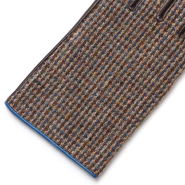 ハリスツイード 日本製 革手袋 レディース スマホ対応 化粧箱付き ブランド 防寒 本革 手袋 ベージュ 肌色 チクチクしない 暖かい タッチパネル 操作可能 プレゼント ギフト かわいい 女性 ビジネス 仕事 クリスマス KURODA(クロダ)