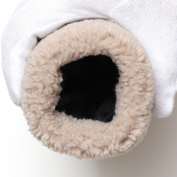  フェイクスエード マイクロボア裏地 暖かい 防寒 レディース 手袋 ブラウン 茶 茶色 日本企画 ブランド クリスマス かわいい 女性 ギフト プレゼント ファー付き おしゃれ チクチクしない KURODA(クロダ)