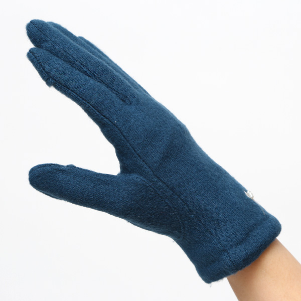  KURODA(クロダ) おさんぽねこ レディース 手袋 スマホ操作可能 グリーン 緑色 暖かい 裏起毛 防寒 猫 動物 アニマル キャラクター 刺繍 かわいい 暖かい 裏起毛 日本企画 ブランド タッチパネル スマートフォン