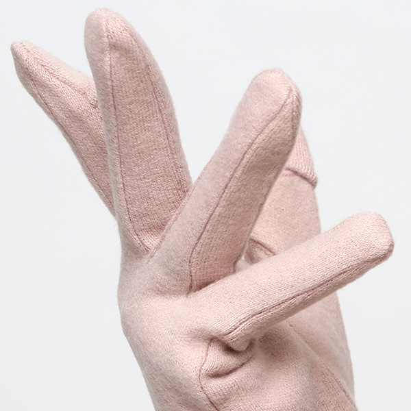  KURODA(クロダ) おさんぽねこ レディース 手袋 スマホ操作可能 ピンク 桃色 暖かい 裏起毛 防寒 猫 動物 アニマル キャラクター 刺繍 かわいい 暖かい 裏起毛 日本企画 ブランド タッチパネル スマートフォン