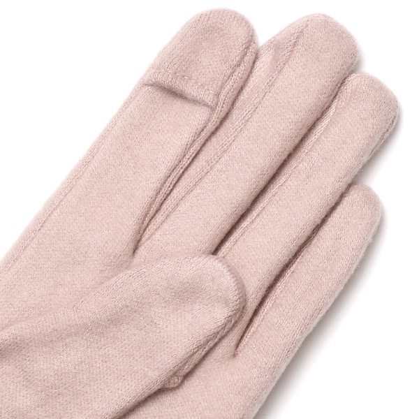  KURODA(クロダ) おさんぽねこ レディース 手袋 スマホ操作可能 ピンク 桃色 暖かい 裏起毛 防寒 猫 動物 アニマル キャラクター 刺繍 かわいい 暖かい 裏起毛 日本企画 ブランド タッチパネル スマートフォン