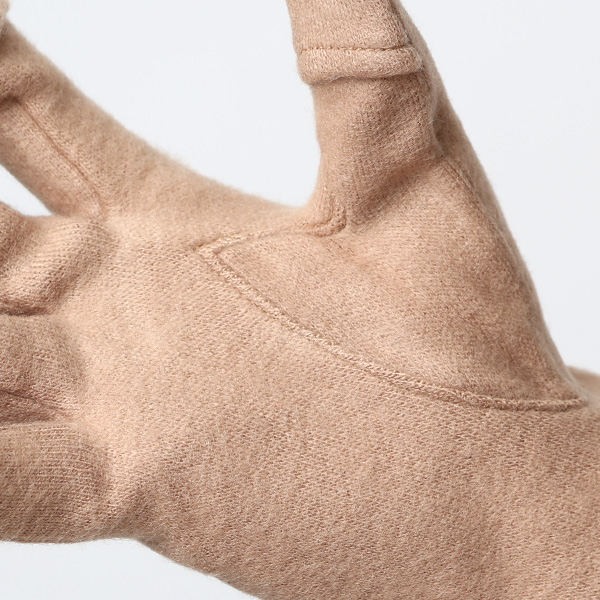  KURODA(クロダ) おひるねねこ レディース 手袋 スマホ操作可能 キャメル ブラウン 茶 茶色 暖かい 裏起毛 防寒 猫 動物 アニマル キャラクター 刺繍 かわいい 暖かい 裏起毛 日本企画 ブランド タッチパネル スマートフォン