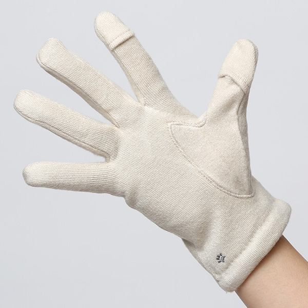  KURODA(クロダ) おひるねねこ レディース 手袋 スマホ操作可能 ベージュ 肌色 暖かい 裏起毛 防寒 猫 動物 アニマル キャラクター 刺繍 かわいい 暖かい 裏起毛 日本企画 ブランド タッチパネル スマートフォン