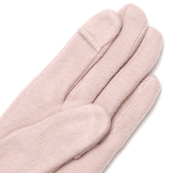 KURODA(クロダ) パンダ刺繍 レディース 手袋 スマホ操作可能 ピンク 桃色 暖かい 裏起毛 防寒 動物 アニマル キャラクター かわいい 暖かい 裏起毛 日本企画 ブランド タッチパネル スマートフォン