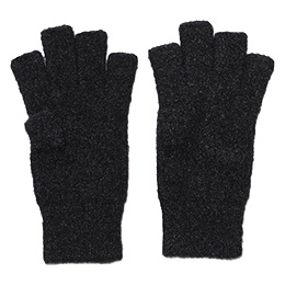 KURODA(クロダ) ナイロンソフトヤーン フィンガーレス レディース 手袋 ブラック