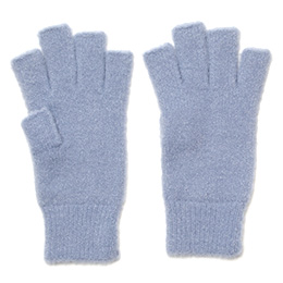 KURODA(クロダ) ナイロンソフトヤーン フィンガーレス レディース 手袋 ブルー