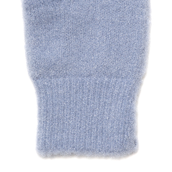 手袋 レディース ナイロンソフトヤーン素材 防寒 暖かい 柔らかい 肌触り ブルー ネイビー 青色 タッチパネル スマホ操作可能 日本企画 ブランド 付け心地 良い 滑らか 履き心地 女性 KURODA(クロダ)