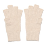 KURODA(クロダ) ナイロンソフトヤーン フィンガーレス レディース 手袋 アイボリー