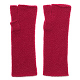 KURODA(クロダ) ナイロンソフトヤーン フィンガーレス ミドル丈 レディース 手袋 レッド