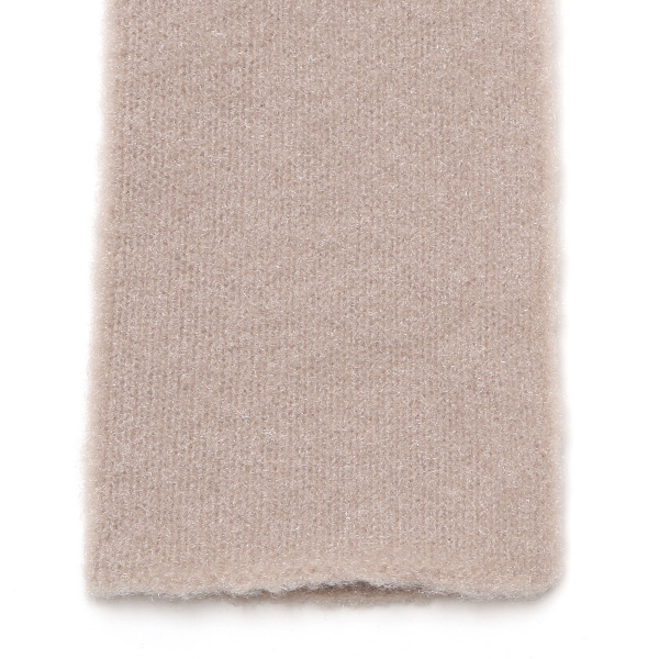 手袋 レディース ナイロンソフトヤーン素材 防寒 暖かい 柔らかい 肌触り ミドル丈 ベージュ 肌色 タッチパネル スマホ操作可能 ロング丈 日本企画 ブランド 付け心地 良い 滑らか 履き心地 KURODA(クロダ)