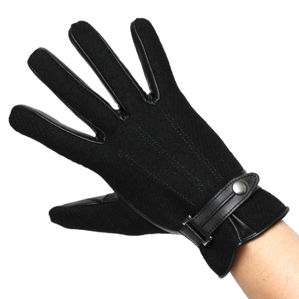  ハリスツイード 手袋 メンズ 防寒 暖かい 裏起毛 レザー 本革手袋 ブラック 黒 黒色 日本製 ブランド 通勤 ビジネス クリスマス プレゼント ギフト 化粧箱付き おしゃれ 高級 KURODA(クロダ)