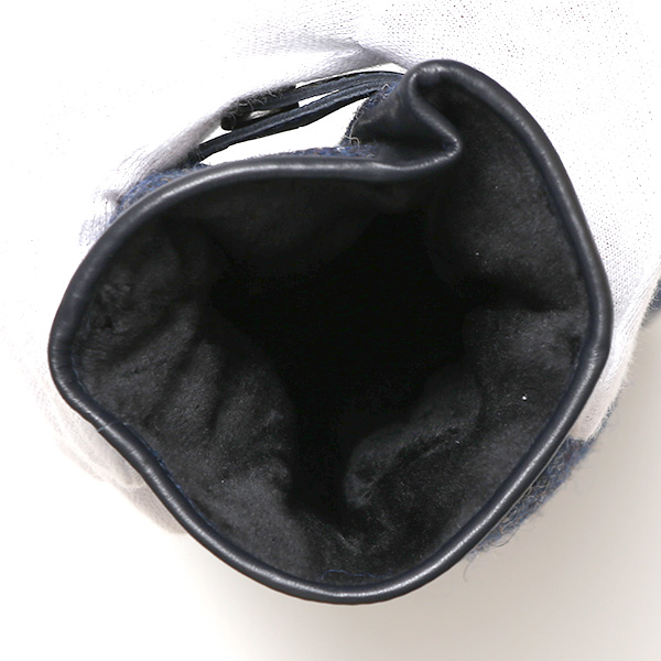  ハリスツイード 手袋 メンズ 防寒 暖かい 裏起毛 レザー 本革手袋 ブルー ネイビー 青色 日本製 ブランド 通勤 ビジネス クリスマス プレゼント ギフト 化粧箱付き おしゃれ 高級 KURODA(クロダ)