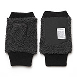 KURODA(クロダ) ボア フィンガーレス メンズ 手袋 ダークグレー