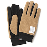 KURODA(クロダ) ボア スマホ操作可能 メンズ 手袋 ベージュ