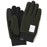 KURODA(クロダ) ボア スマホ操作可能 メンズ 手袋 カーキ