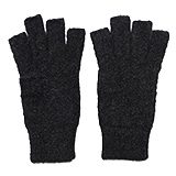 KURODA(クロダ) ナイロンソフトヤーン フィンガーレス メンズ 手袋 ブラック