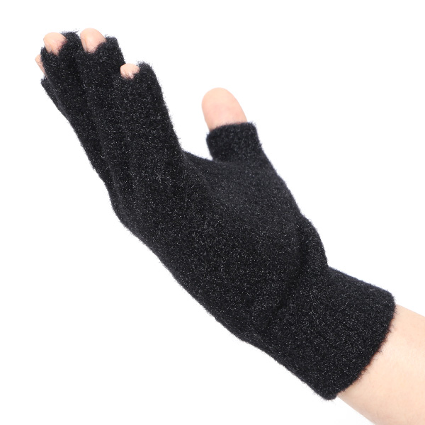  手袋 メンズ ナイロンソフトヤーン素材 防寒 暖かい 柔らかい 肌触り ブラック 黒 黒色 タッチパネル スマホ操作可能 日本企画 ブランド 男性 付け心地 良い 滑らか 履き心地 KURODA(クロダ)