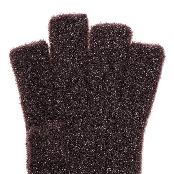 手袋 メンズ ナイロンソフトヤーン素材 防寒 暖かい 柔らかい 肌触り ダークブラウン ブラウン 茶 茶色 タッチパネル スマホ操作可能 日本企画 ブランド 男性 付け心地 良い 滑らか 履き心地 KURODA(クロダ)