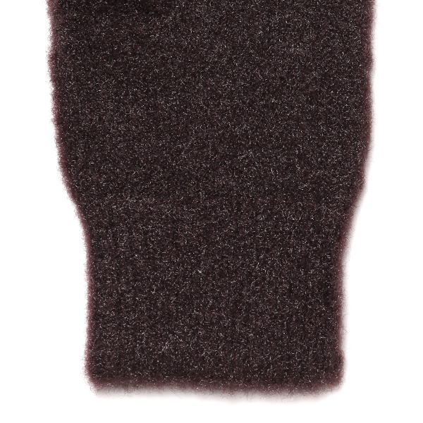 手袋 メンズ ナイロンソフトヤーン素材 防寒 暖かい 柔らかい 肌触り ダークブラウン ブラウン 茶 茶色 タッチパネル スマホ操作可能 日本企画 ブランド 男性 付け心地 良い 滑らか 履き心地 KURODA(クロダ)