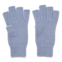 KURODA(クロダ) ナイロンソフトヤーン フィンガーレス メンズ 手袋 ブルー