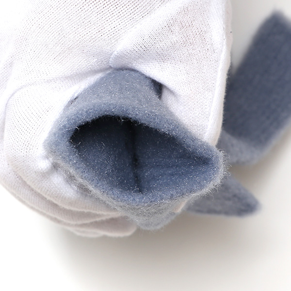 手袋 メンズ ナイロンソフトヤーン素材 防寒 暖かい 柔らかい 肌触り ブルー ネイビー 青色 タッチパネル スマホ操作可能 日本企画 ブランド 男性 付け心地 良い 滑らか 履き心地 KURODA(クロダ)