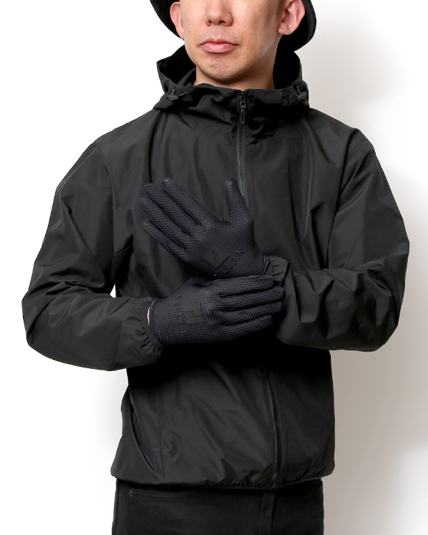 KURODA(クロダ) 手袋 自転車 メンズ スマホ操作可能  吸湿速乾 バイクグローブ ブラック 黒 黒色 タッチパネル スマートフォン 通気性 耐久性 洗濯 手洗い可能 男性 プレゼント ギフト スポーツ PELLEK ペレック