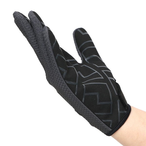  KURODA(クロダ) 手袋 自転車 メンズ スマホ操作可能  吸湿速乾 バイクグローブ グレー グレイ 灰色 タッチパネル スマートフォン 通気性 耐久性 洗濯 手洗い可能 男性 プレゼント ギフト スポーツ PELLEK ペレック