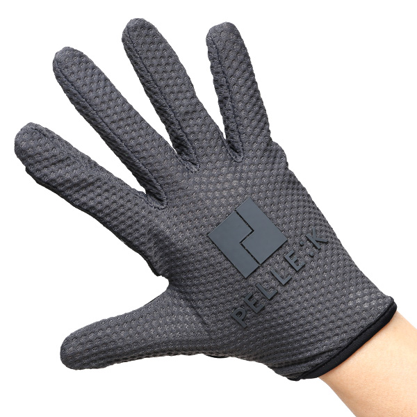  KURODA(クロダ) 手袋 自転車 レディース スマホ操作可能  吸湿速乾 バイクグローブ グレー グレイ 灰色 タッチパネル スマートフォン 通気性 耐久性 洗濯 手洗い可能 女性 プレゼント ギフト スポーツ PELLEK ペレック