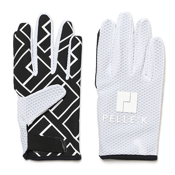  KURODA(クロダ) 手袋 自転車 レディース スマホ操作可能  吸湿速乾 バイクグローブ ホワイト 白色 タッチパネル スマートフォン 通気性 耐久性 洗濯 手洗い可能 女性 プレゼント ギフト スポーツ PELLEK ペレック