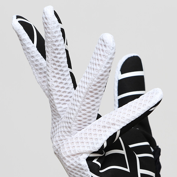  KURODA(クロダ) 手袋 自転車 レディース スマホ操作可能  吸湿速乾 バイクグローブ ホワイト 白色 タッチパネル スマートフォン 通気性 耐久性 洗濯 手洗い可能 女性 プレゼント ギフト スポーツ PELLEK ペレック