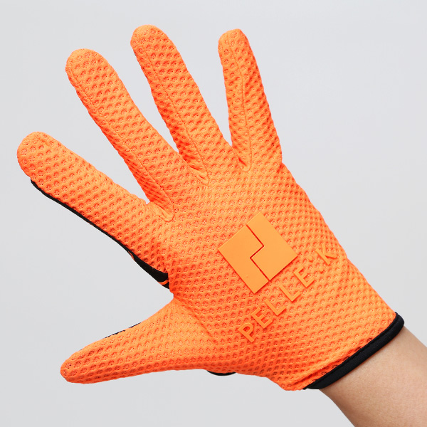  KURODA(クロダ) 手袋 自転車 レディース スマホ操作可能  吸湿速乾 バイクグローブ オレンジ 橙色 タッチパネル スマートフォン 通気性 耐久性 洗濯 手洗い可能 女性 プレゼント ギフト スポーツ PELLEK ペレック