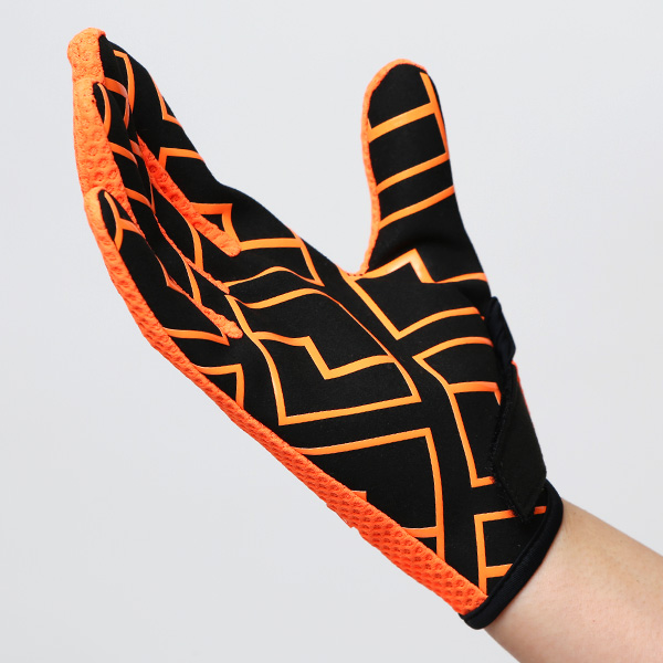  KURODA(クロダ) 手袋 自転車 レディース スマホ操作可能  吸湿速乾 バイクグローブ オレンジ 橙色 タッチパネル スマートフォン 通気性 耐久性 洗濯 手洗い可能 女性 プレゼント ギフト スポーツ PELLEK ペレック