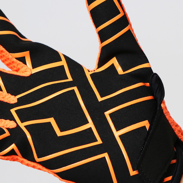  KURODA(クロダ) 手袋 自転車 レディース スマホ操作可能  吸湿速乾 バイクグローブ オレンジ 橙色 タッチパネル スマートフォン 通気性 耐久性 洗濯 手洗い可能 女性 プレゼント ギフト スポーツ PELLEK ペレック