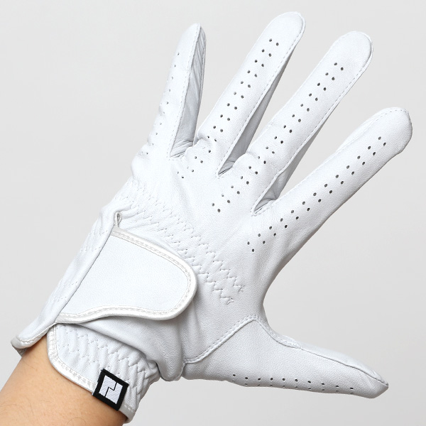  ゴルフグローブ 英国ピタード社製 羊革 メンズ 右利き用(左手用) 日本製 全天候対応 本革手袋 ライトグレー グレー グレイ 灰色 おしゃれ 高級 男性 プレゼント ギフト クリスマス KURODA(クロダ) ペレック(PELLEK)