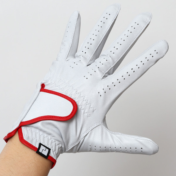 ゴルフグローブ 英国ピタード社製 羊革 メンズ 右利き用(左手用) 日本製 全天候対応 本革手袋 レッド ワイン 赤色 おしゃれ 高級 男性 プレゼント ギフト クリスマス KURODA(クロダ) ペレック(PELLEK)