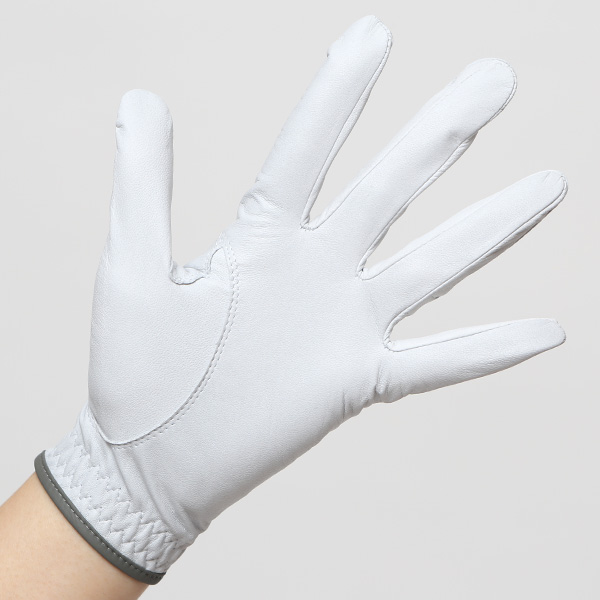  ゴルフグローブ 英国ピタード社製 羊革 レディース 右利き用(左手用) 日本製 全天候対応 本革手袋 グレー グレイ 灰色 おしゃれ 高級 女性 プレゼント ギフト クリスマス KURODA(クロダ) ペレック(PELLEK)