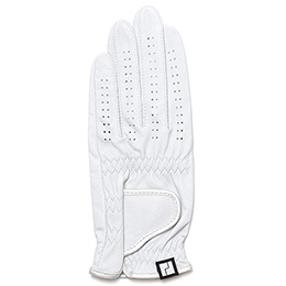 KURODA(クロダ) ペレック(PELLEK) レディース ゴルフグローブ レザーシリーズ 右利き(左手用) ライトグレー