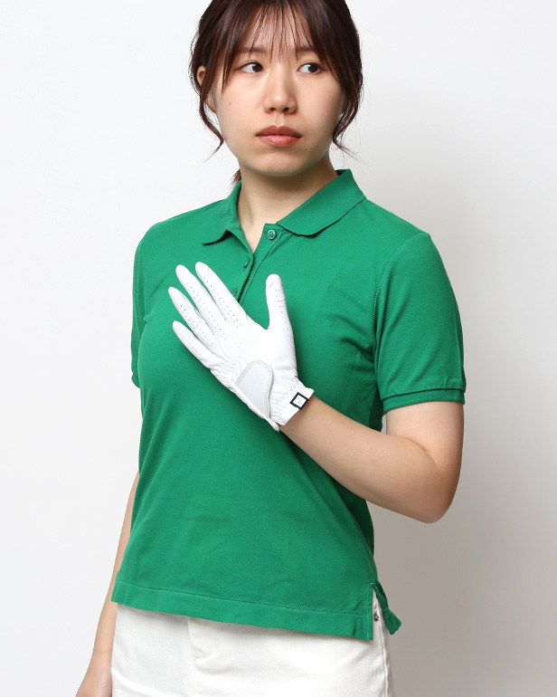 ゴルフグローブ 英国ピタード社製 羊革 レディース 右利き用(左手用) 日本製 全天候対応 本革手袋 ライトグレー グレー グレイ 灰色 おしゃれ 高級 女性 プレゼント ギフト クリスマス KURODA(クロダ) ペレック(PELLEK)