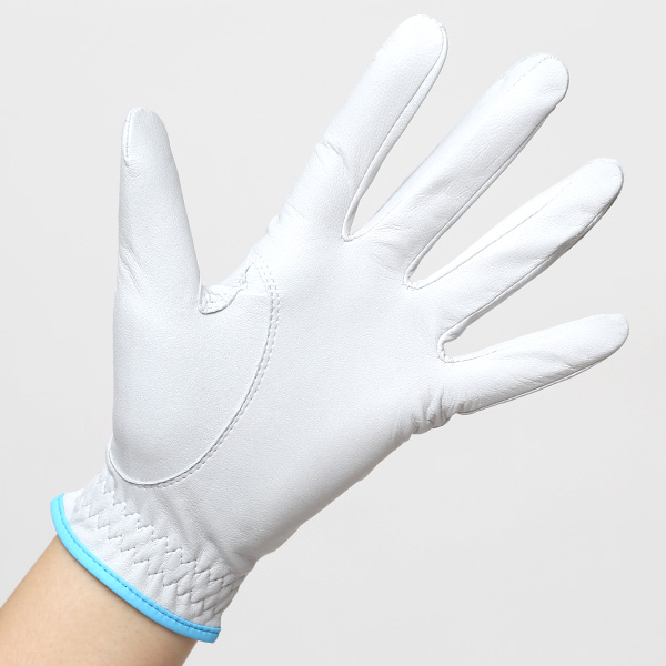  ゴルフグローブ 英国ピタード社製 羊革 レディース 右利き用(左手用) 日本製 全天候対応 本革手袋 ブルー ネイビー 青色 おしゃれ 高級 女性 プレゼント ギフト クリスマス KURODA(クロダ) ペレック(PELLEK)