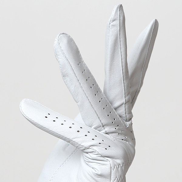  ゴルフグローブ 英国ピタード社製 羊革 レディース 右利き用(左手用) 日本製 全天候対応 本革手袋 ブルー ネイビー 青色 おしゃれ 高級 女性 プレゼント ギフト クリスマス KURODA(クロダ) ペレック(PELLEK)