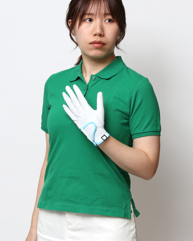 ゴルフグローブ 英国ピタード社製 羊革 レディース 右利き用(左手用) 日本製 全天候対応 本革手袋 ブルー ネイビー 青色 おしゃれ 高級 女性 プレゼント ギフト クリスマス KURODA(クロダ) ペレック(PELLEK)