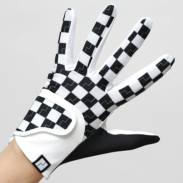  ゴルフ 手袋 レディース ブランド 両手 洗濯可 総柄 ゴルフグローブ 女性用 ストレッチ フィット感 速乾性 ブラック 黒 黒色 スポーツ オシャレ プレゼント グローブ ゴルフ ブランド サイズ 19/21 ペレック(PELLEK)