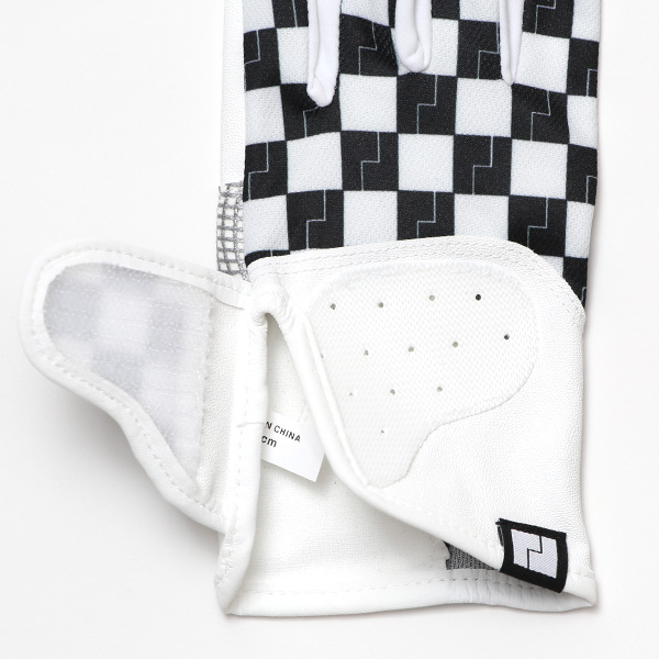  ゴルフ 手袋 レディース ブランド 両手 洗濯可 総柄 ゴルフグローブ 女性用 ストレッチ フィット感 速乾性 ブラック 黒 黒色 スポーツ オシャレ プレゼント グローブ ゴルフ ブランド サイズ 19/21 ペレック(PELLEK)