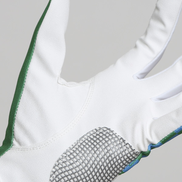  ゴルフ 手袋 レディース ブランド 両手 洗濯可 総柄 ゴルフグローブ 女性用 ストレッチ フィット感 速乾性 グリーン 緑色 スポーツ オシャレ プレゼント グローブ ゴルフ ブランド サイズ 19/21 ペレック(PELLEK)